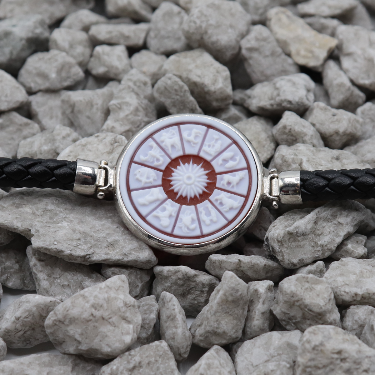 Leather sales zodiac bracelets